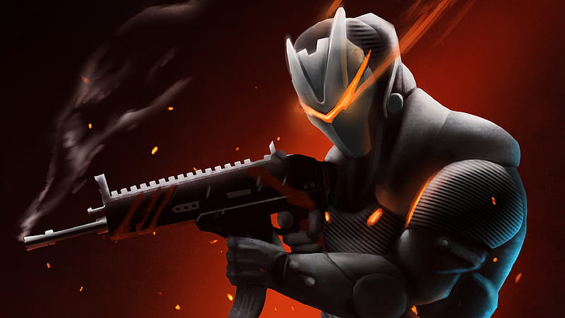 Omega With Rifle Fortnite Battle Royale, fortnite, games, 2018-games, ps-games, HD wallpaper