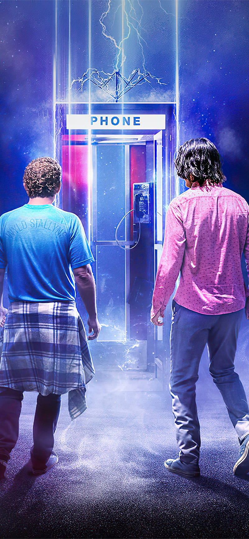 Bill and ted 3, bill and ted, phone booth, HD phone wallpaper