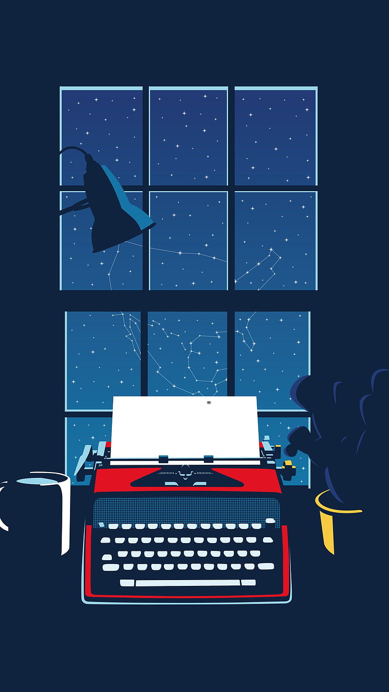 Typewriter, family, game, writer, writing, HD phone wallpaper