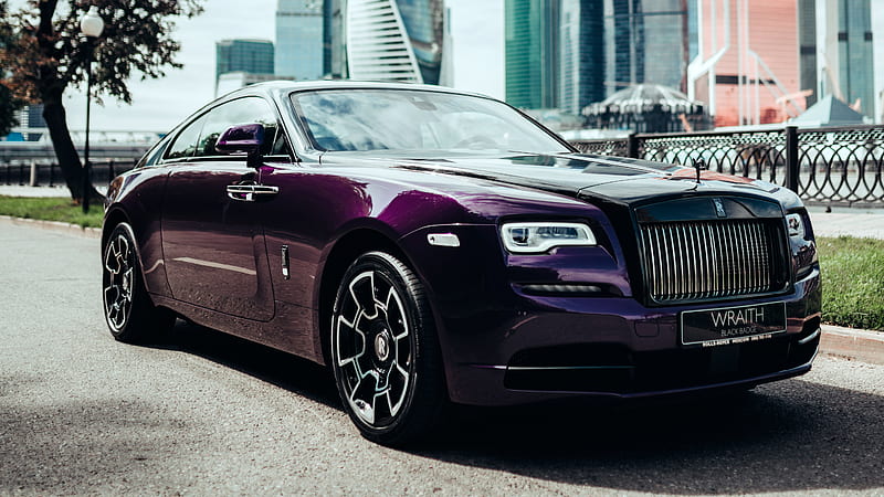 Rolls-Royce Wraith Black and Bright 2019, HD wallpaper