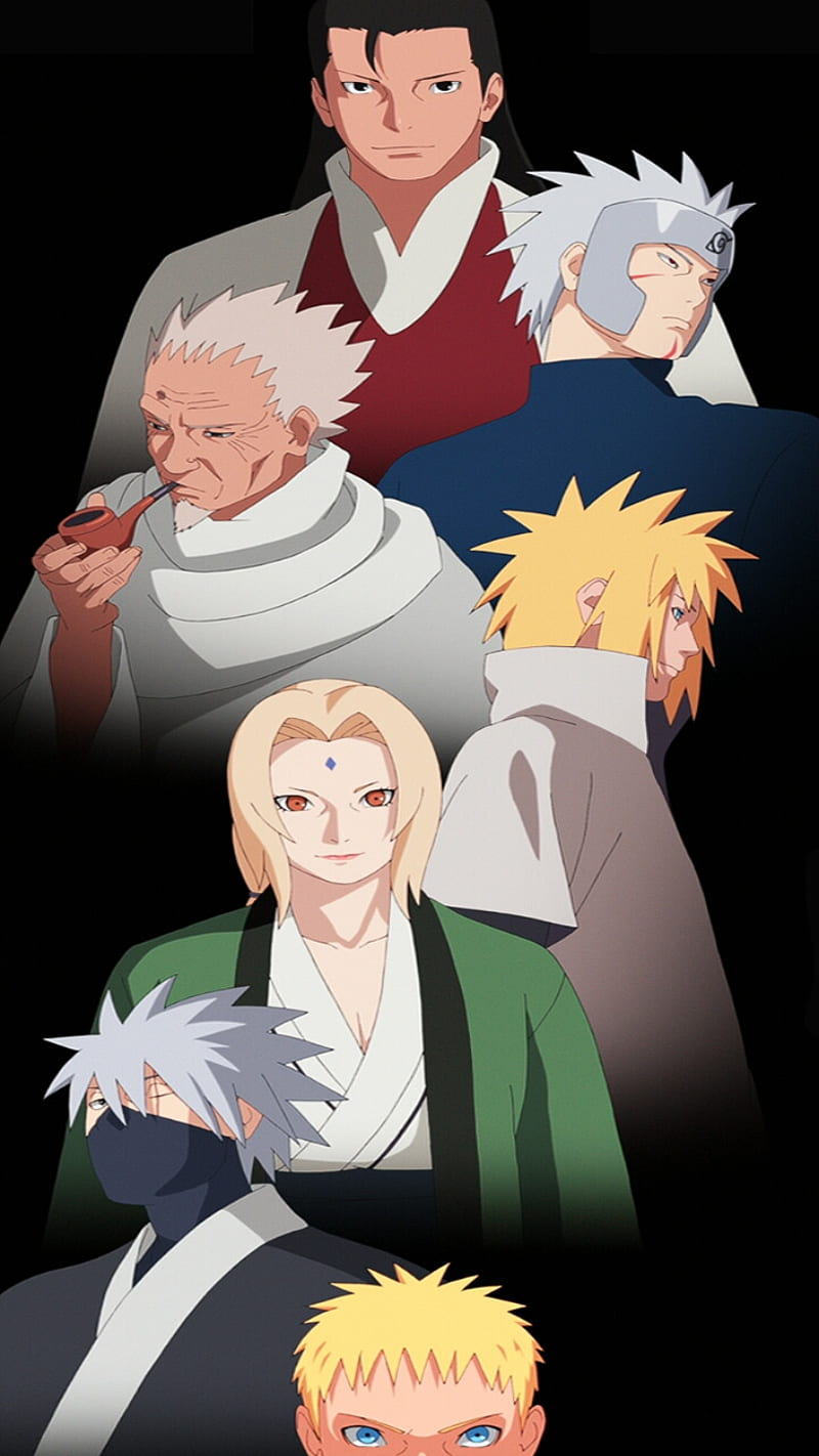 Hokage, anime, kakashi, manga, minato, naruto, HD phone wallpaper | Peakpx