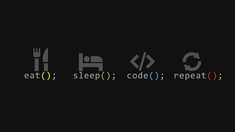 Programmer Eat, Sleep Code & Repeat Resolution , Artist , , and Background - Den, HD wallpaper