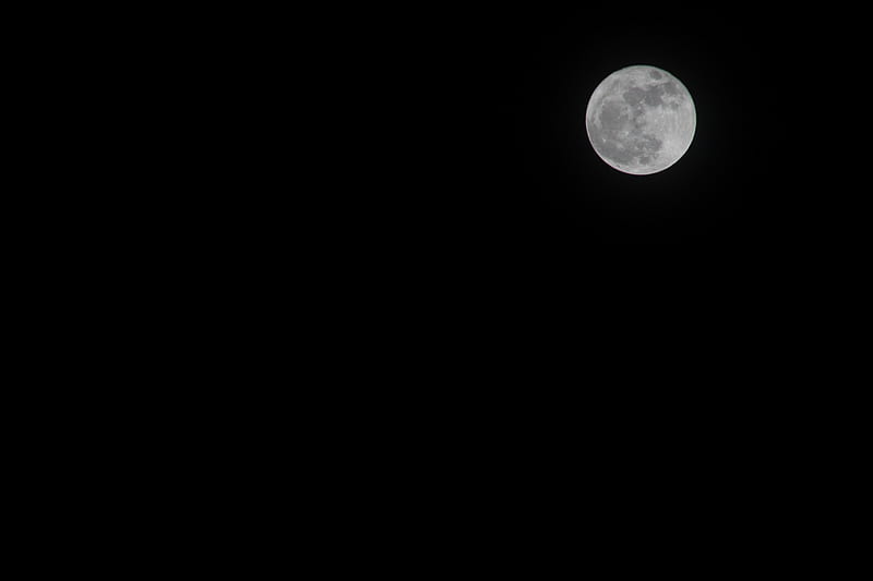  Luna, buenas noches, luz de luna, noche, negro, Fondo de pantalla HD