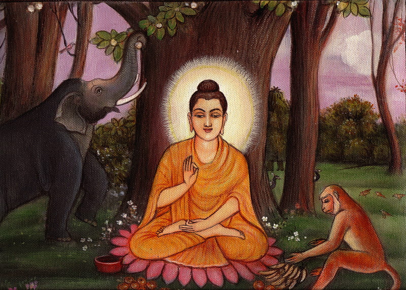 Buddhist, Buddha Elephant, HD wallpaper