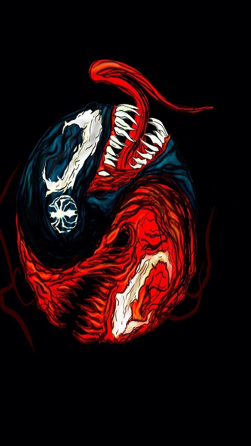 Venom N Carnage, abstract, HD phone wallpaper