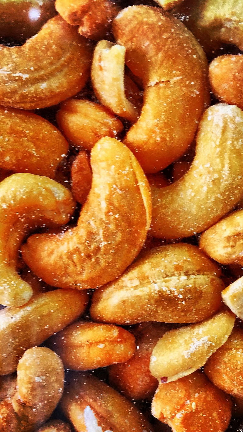 Toasted Cashews, salted, HD phone wallpaper