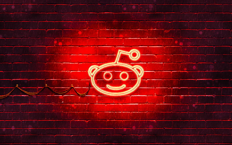 Reddit red logo red brickwall, Reddit logo, social networks, Reddit neon  logo, HD wallpaper | Peakpx