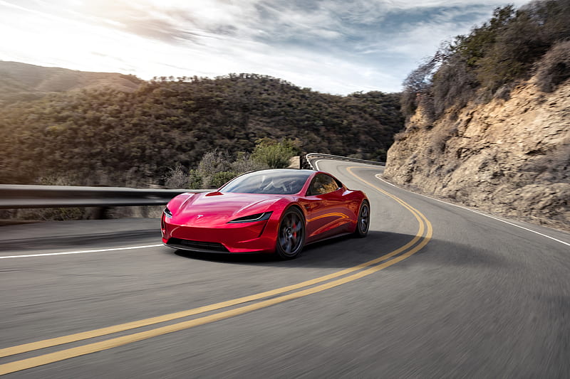 Tesla Roadster Fastest Electric Car, tesla-roadster, tesla, electric-cars, 2018-cars, HD wallpaper