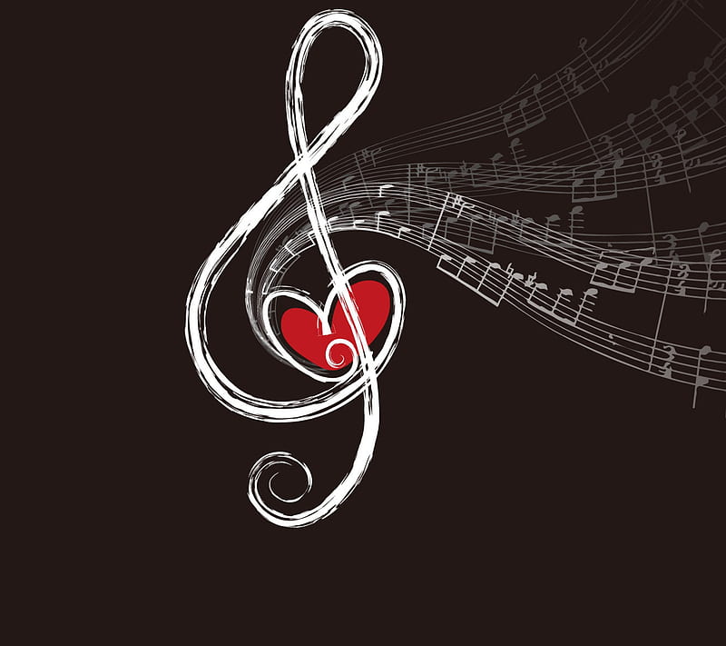 Music Is Life, notes, HD wallpaper