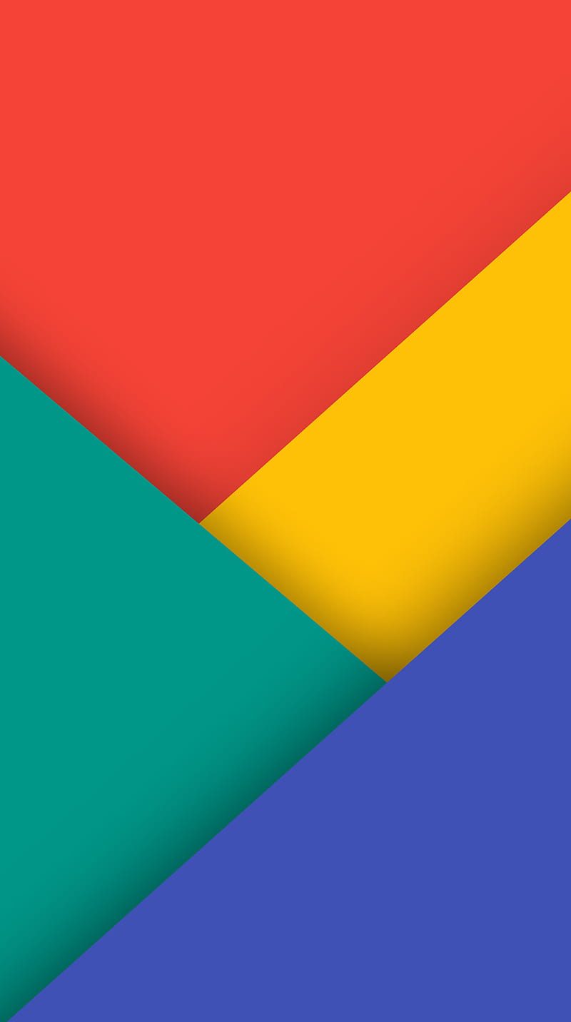 Materia, abstract, colors, flat, material, shapes, triangles, HD phone wallpaper