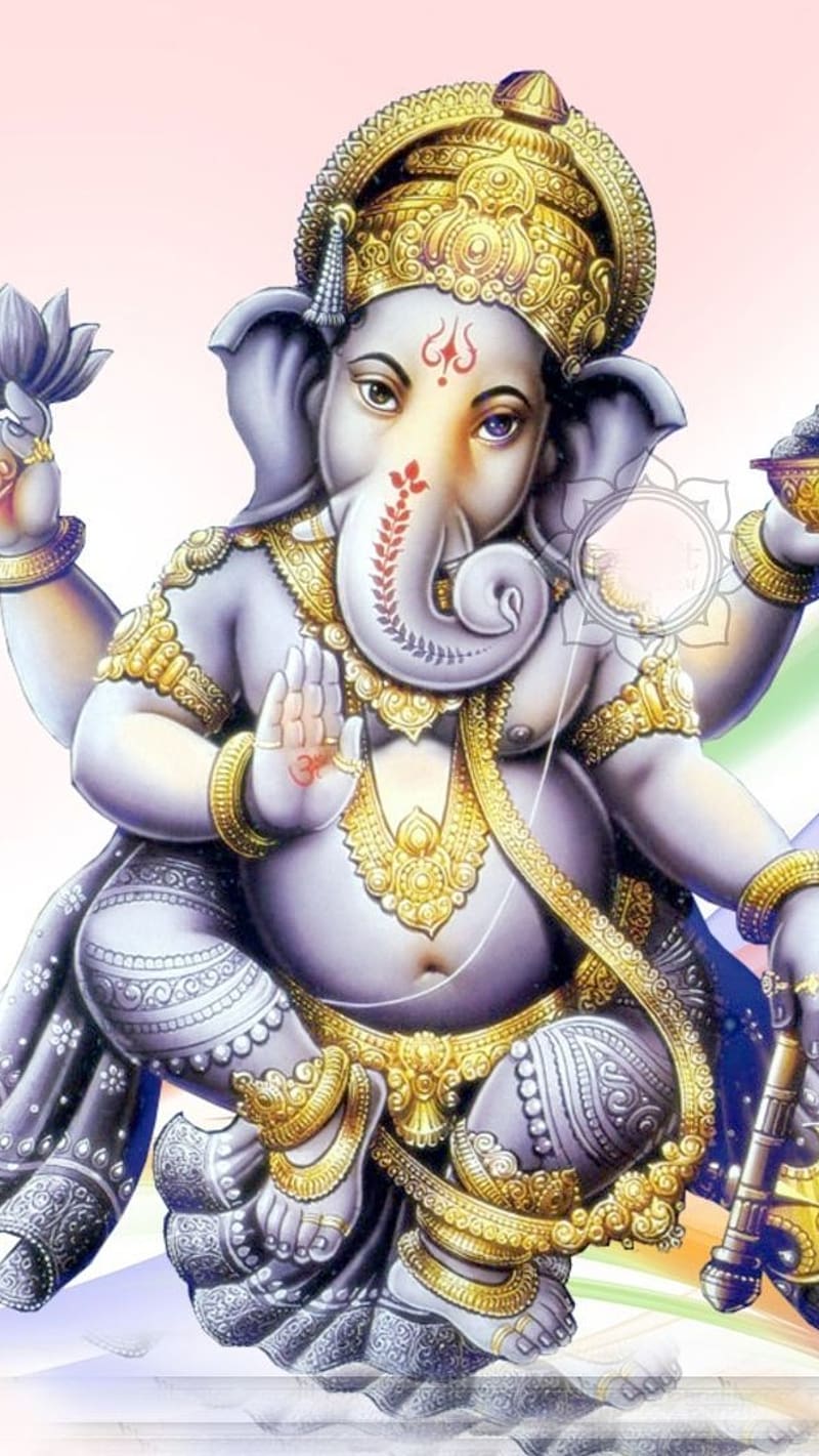 Ganesh Ji 3d, vinayakaganesh, lord, ganesh, HD phone wallpaper