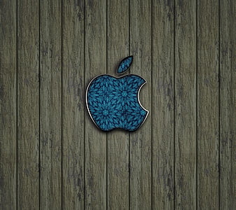 Brown Wood Apple Logo, HD wallpaper | Peakpx