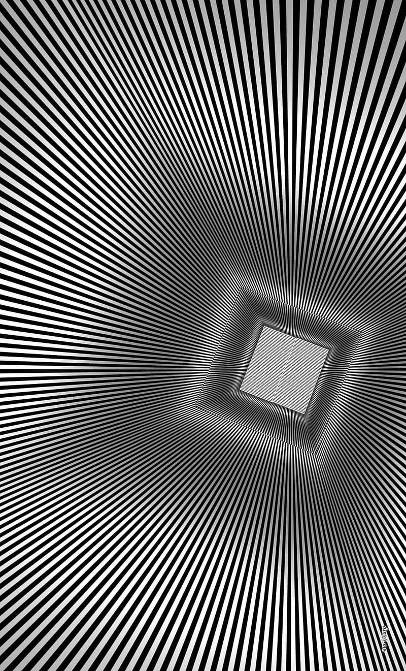 Ilusión óptica, negro, color, ilusión, Fondo de pantalla de teléfono HD |  Peakpx
