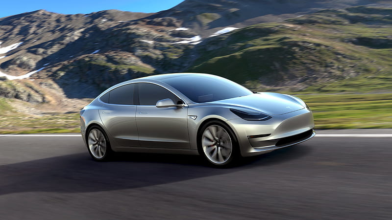 Model 3 Tesla, tesla, carros, concept-cars, HD wallpaper