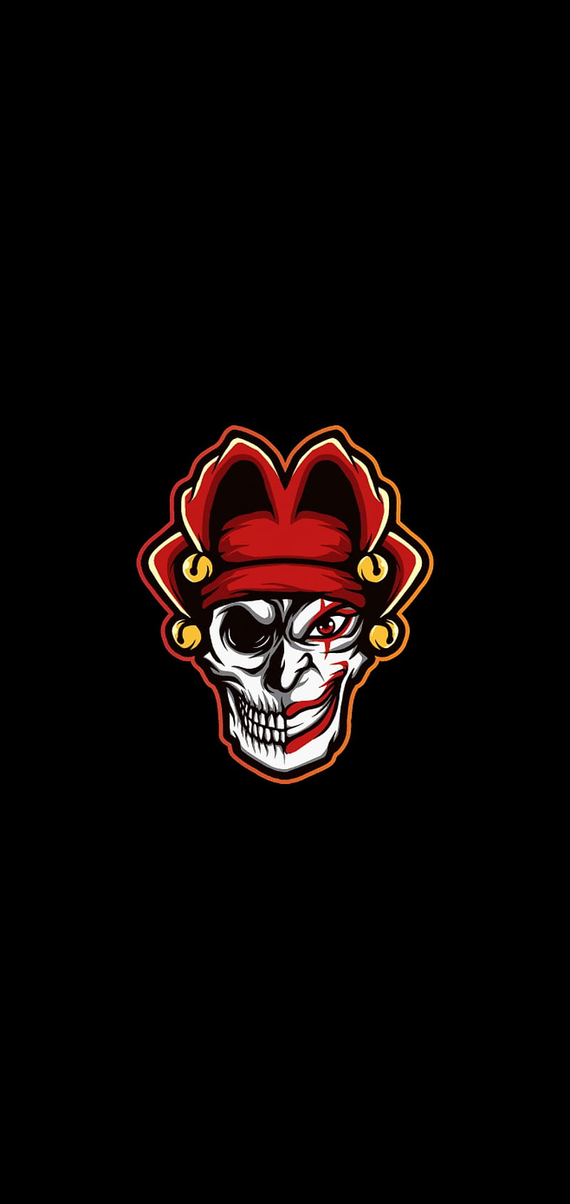 Skull fire mascot esport logo design | Stock vector | Colourbox