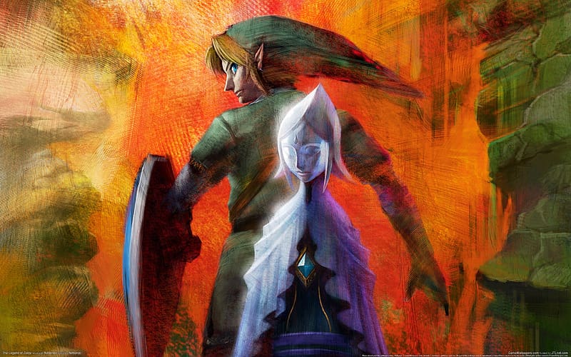 Link, Video Game, Zelda, The Legend Of Zelda: Skyward Sword, Fi (The Legend Of Zelda), HD wallpaper