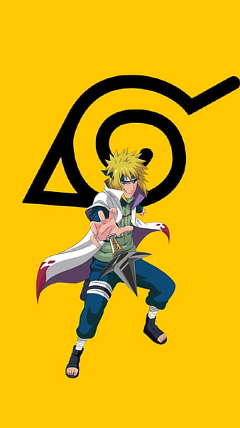 Mikyu Anime - Namikaze Minato Poster! O famoso relâmpago amarelo de Konoha  (木葉の 黄色い閃光), que é o pai de Naruto e se tornou o quarto hokage (四代目火影 -  yondaime hokage), também foi