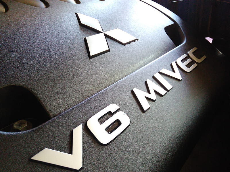 V6 Mitsubishi Logo Mivec Hd Wallpaper Peakpx