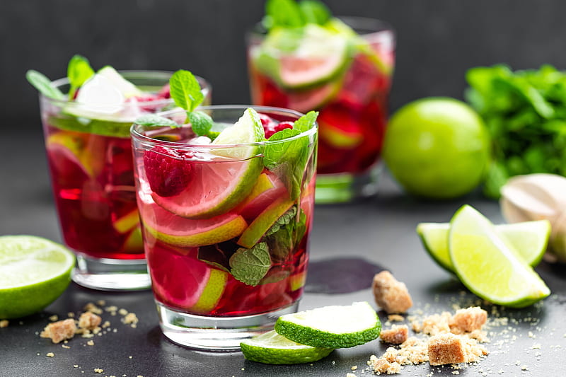 Food, Cocktail, Drink, Glass, Lime, Mojito, HD wallpaper