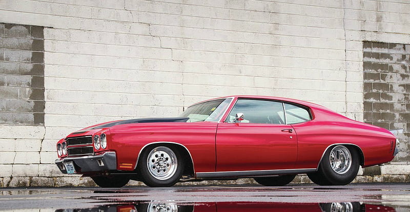 1970/Chevelle, Classic, ProStreet, Red, Bowtie, HD wallpaper