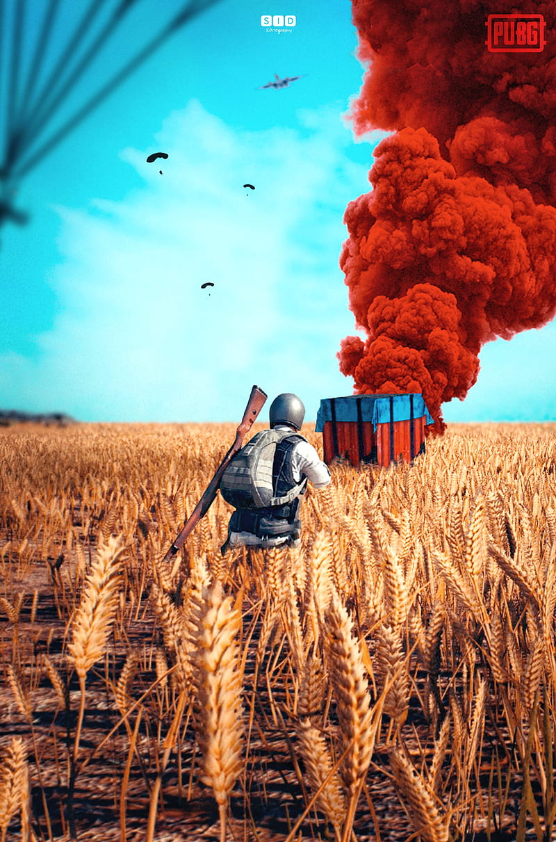 Pubg, game, unknown, farm, light, player, storm, storms, wheat, HD phone wallpaper
