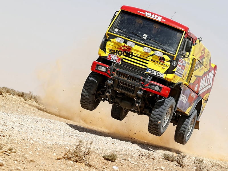 Rally Truck, thrill, 4x4, offroad, rally, HD wallpaper