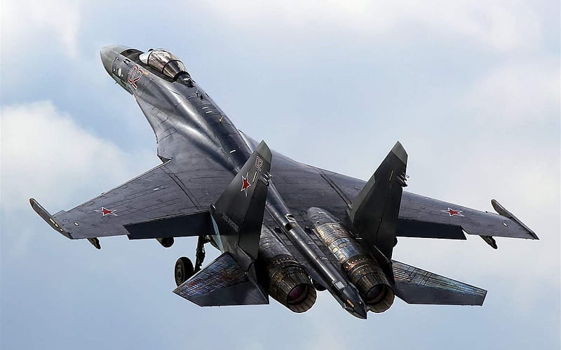 Su-35, fighter, combat aircraft, Sukhoi, Flanker-E, HD wallpaper