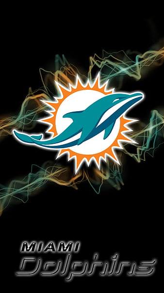 Miami Dolphins flame, florida, football, nfl, esports, HD phone