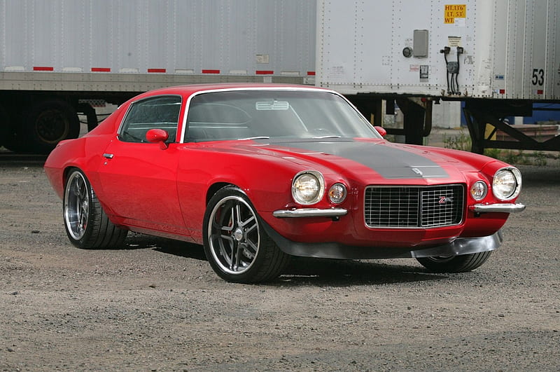 1970-Pro-Touring-Camaro, Classic, 1970, Red, Gm, HD wallpaper | Peakpx