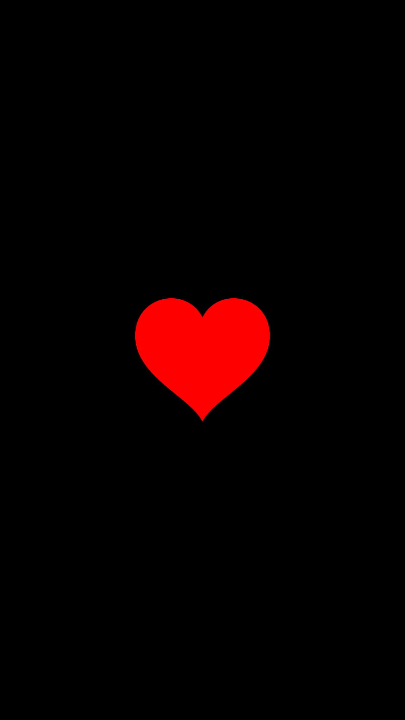 Red and black heart, backgrounds, happy, corazones, love, new, red and black,  HD phone wallpaper | Peakpx