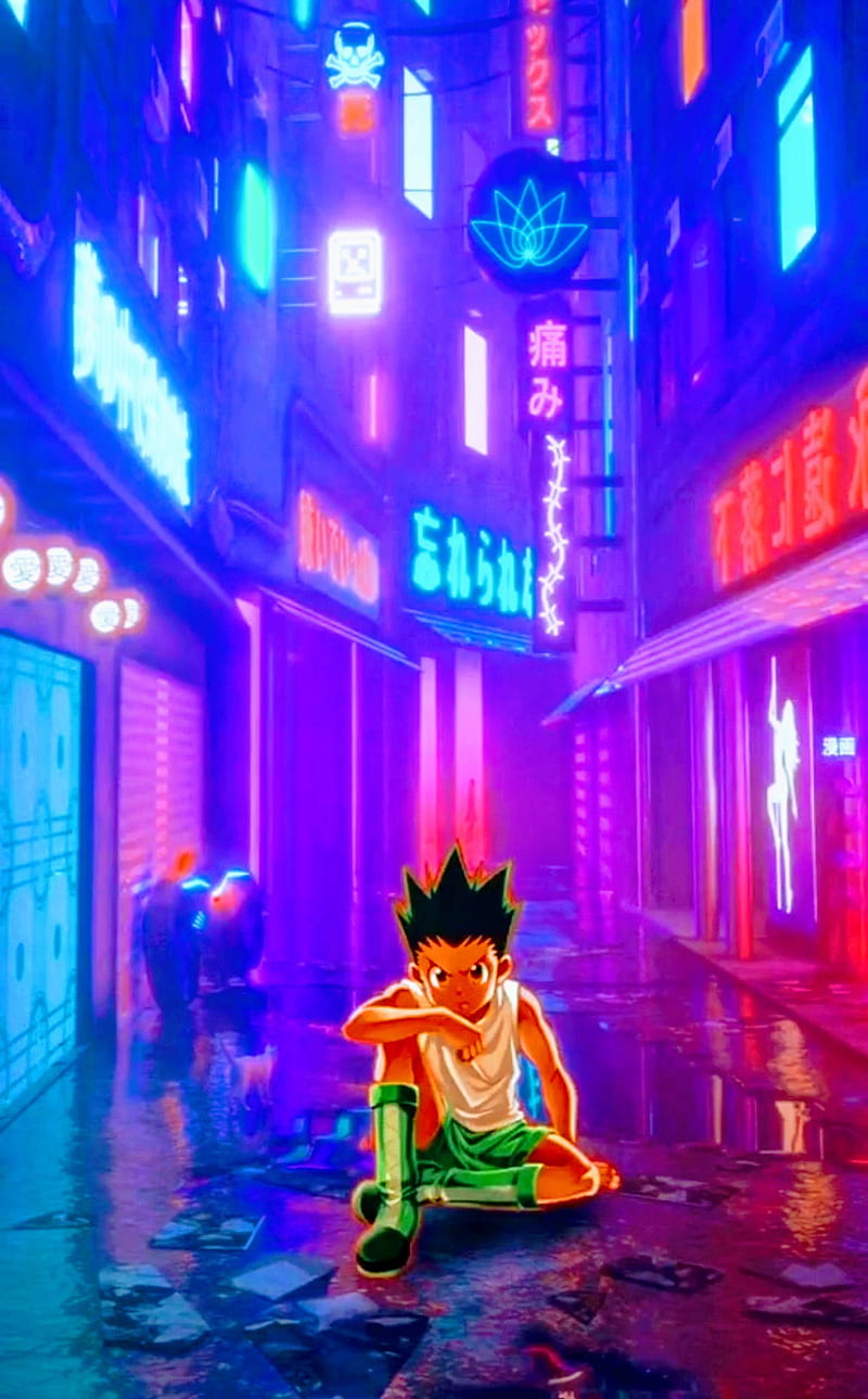 Neon Lights Aesthetic Anime Wallpapers - Cool Neon Wallpapers