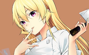 Yukihira Soma and Nakiri Erina from Food Wars : Shokugeki no Soma Wallpaper  for Dekstop by Zunnn