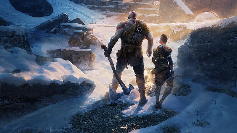 Kratos And Atreus God Of War 4 , kratos, atreus, god-of-war-4, god-of-war, 2022-games, games, HD wallpaper
