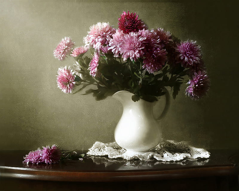 Still life, table, wonderful, colors, vase, graphy, flowers, beauty ...