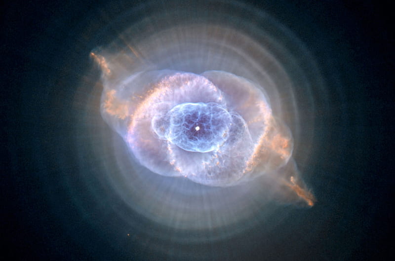 The Cats Eye Nebula, Hubble, Nebula, 3262 light years from our solar system, Cats, Eye, HD wallpaper