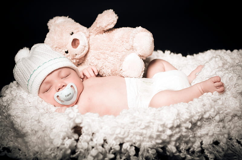 *** SO SWEET...***, bear, babe, small, pampers, HD wallpaper