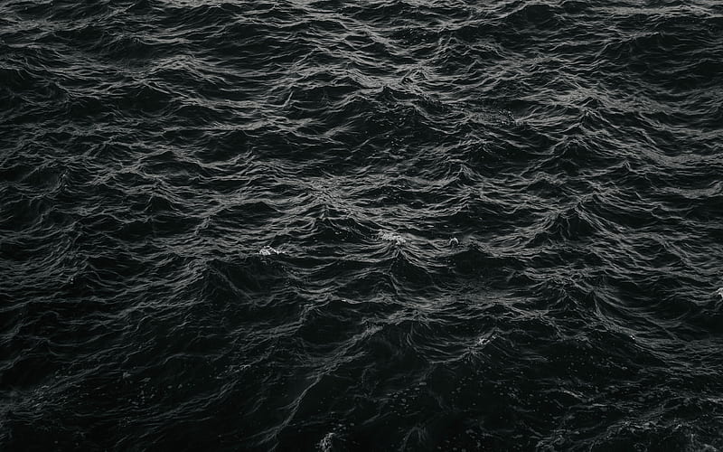 background with waves, sea waves texture, dark water with waves, dark waves texture, HD wallpaper