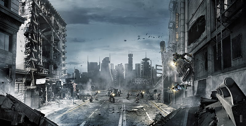 video Games / and Mobile Background, City War, HD wallpaper