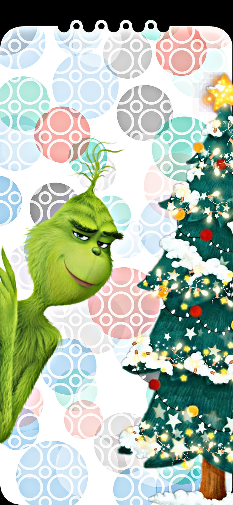 Navidad grinch, navidad, nochebuena, navidad grinch, árbol de navidad,  mundo punteado, Fondo de pantalla de teléfono HD | Peakpx