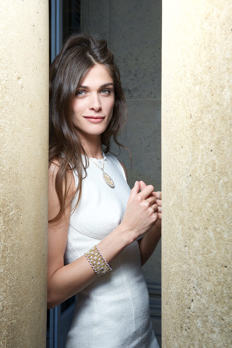 Elisa Sednaoui, necklace, women, HD phone wallpaper
