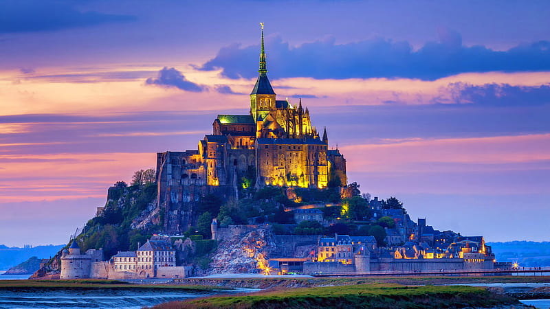 Mont Saint Michel Normandy France 2022 Bing, HD wallpaper