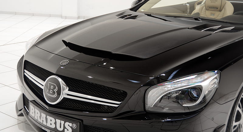 2013 BRABUS 800 Roadster based on Mercedes-Benz SL 65 AMG - Grill , car, HD wallpaper