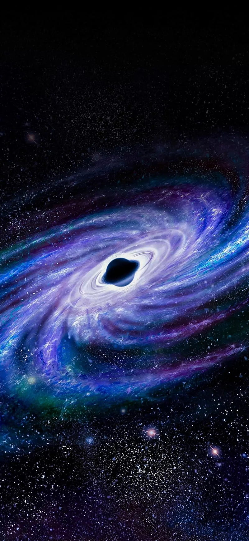 Agujero negro, galaxia, Fondo de pantalla de teléfono HD | Peakpx