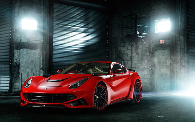 Custom Ferrari, custom, ferrari, carros, modified, HD wallpaper