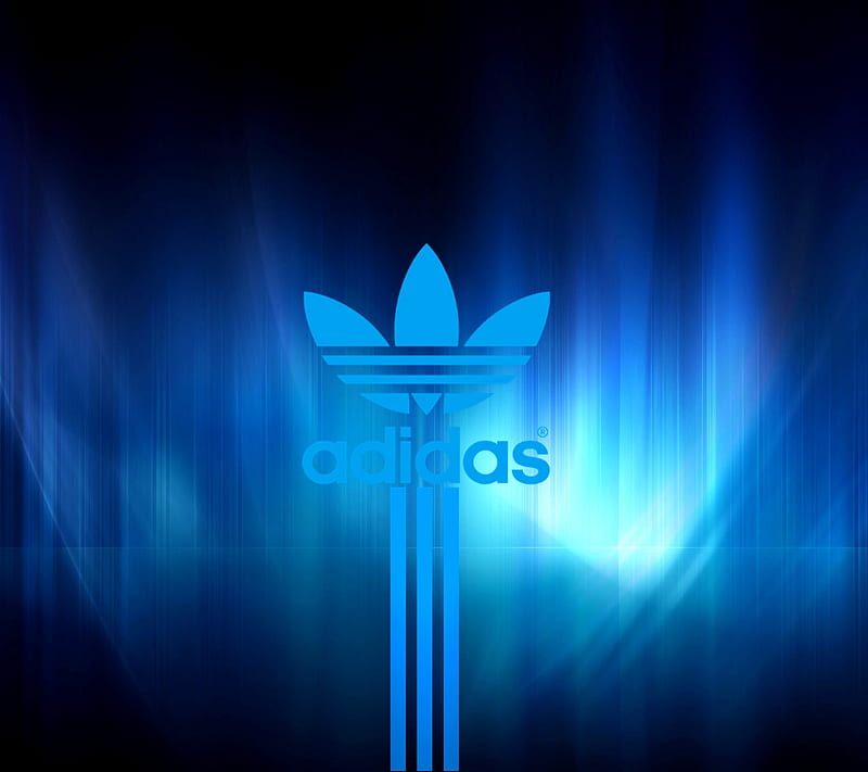 Adidas, azul, logo, Fondo | Peakpx