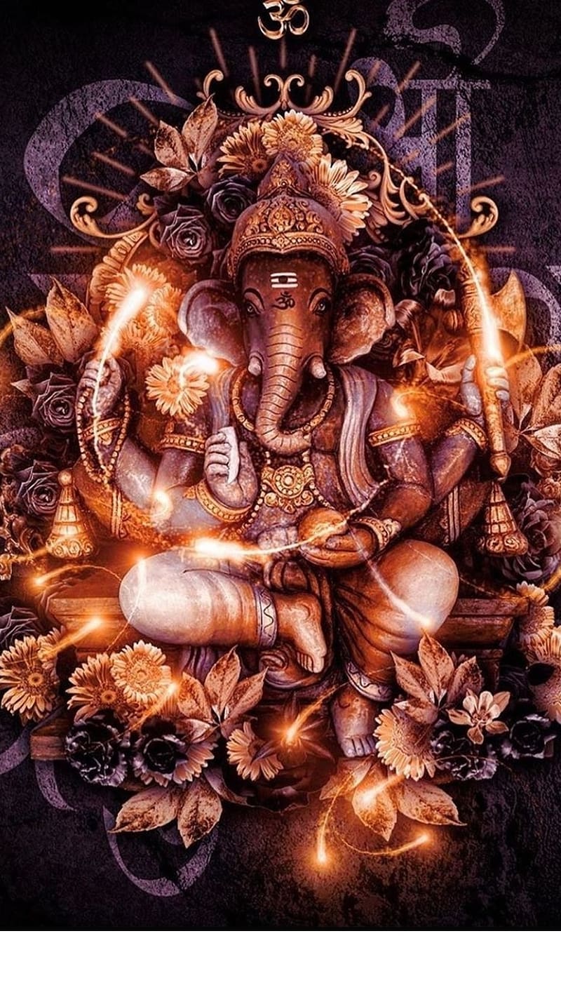 Ganesh Ji 3d, bappa morya, bappa, morya, lord, god, HD phone ...