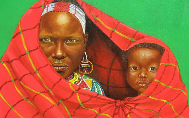 African Art, African Women Art, HD wallpaper