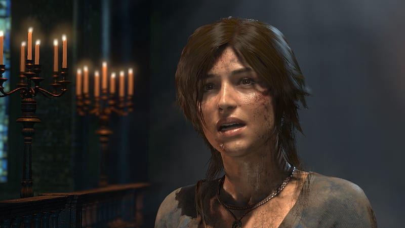 Rise of the tomb raider, lara croft, candle, Games, HD wallpaper | Peakpx