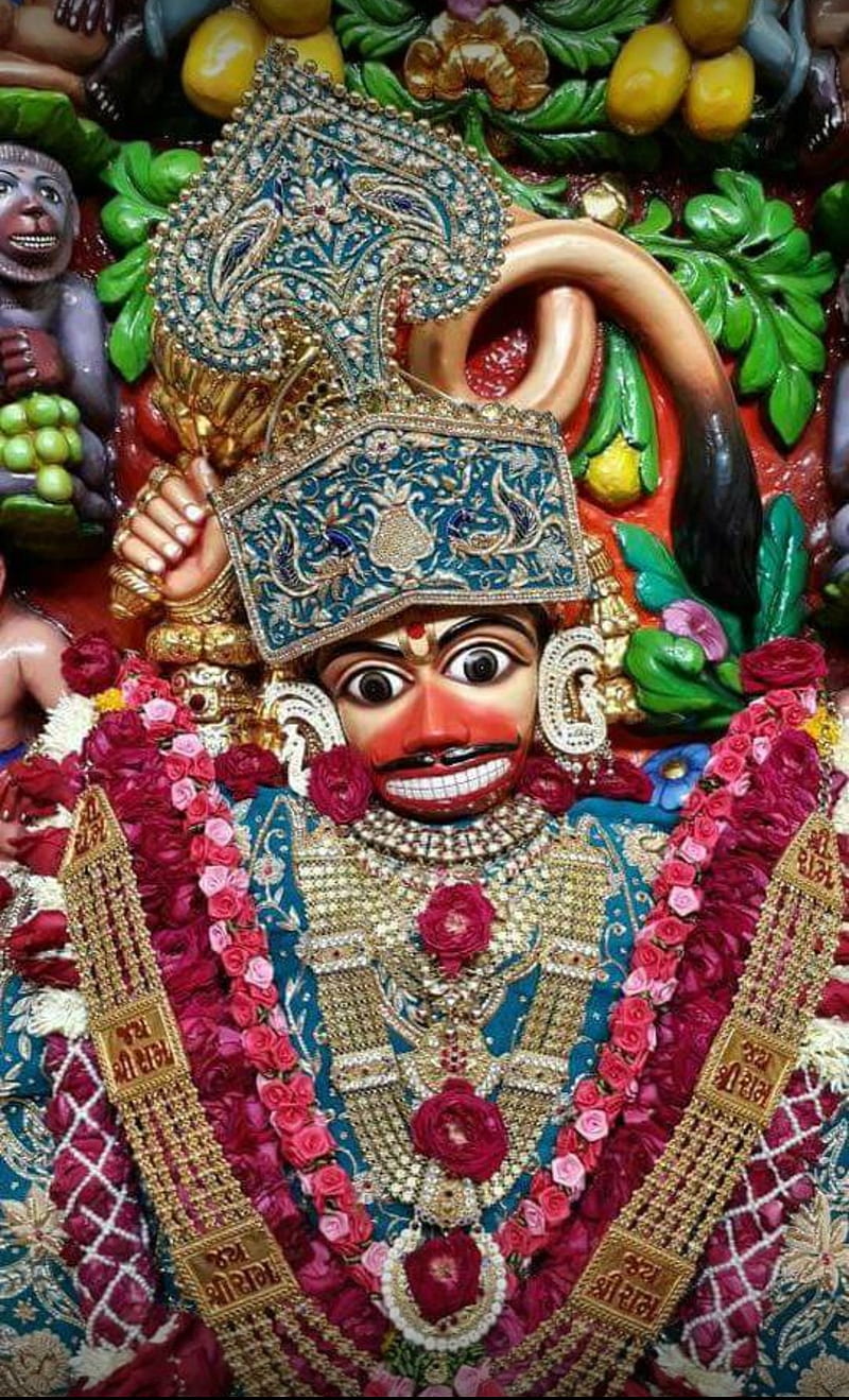 Lord Hanuman, sarangpur hanuman, HD phone wallpaper