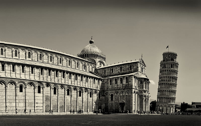 Pisa - Italy, pisa, europe, leaning tower of pisa, italy, HD wallpaper